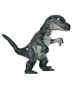 Inflatable Velociraptor Dinosaur Costume
