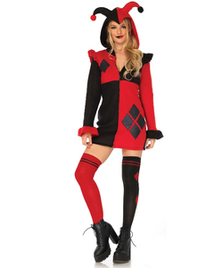 cozy harlequin costume