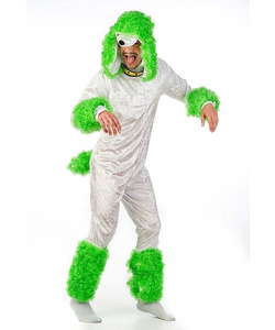 Poodle Costume - Green/White