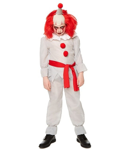 Horror Clown Kids Costume