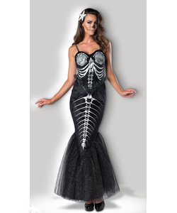 Skeleton Mermaid Costume