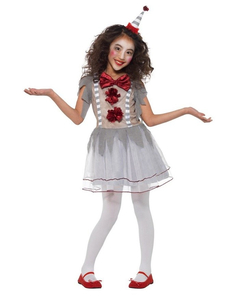 Vintage Clown Girl Costume - Tween