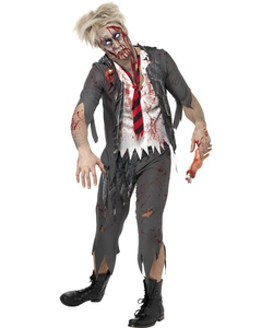 High School Horror Zombie School Boy Costume