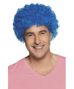 Curly Wig - Blue