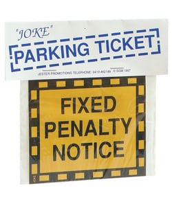 Joke Parking Ticket