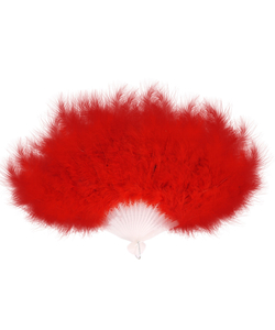 Burlesque feather fan