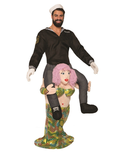 Piggyback Mermaid Costume