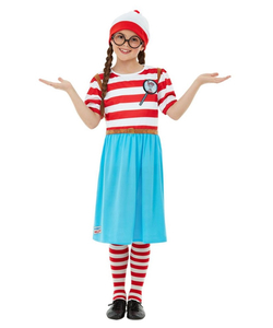 Where's Wally?Deluxe Wenda Costume - tween