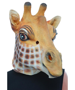 Giraffe Latex Mask