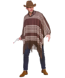 Western cowboy poncho