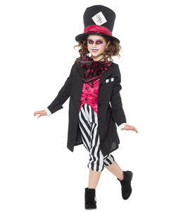 Girl Black Hatter Costume - Kids