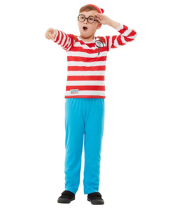 Where's Wally? Deluxe Costume - Kids