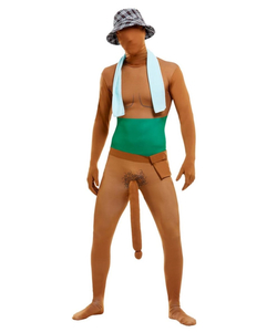 Big Willy Man Costume - Brown