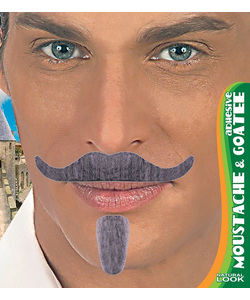 Moustache & Goatee - Grey