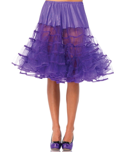 Knee Length Petticoat - Purple