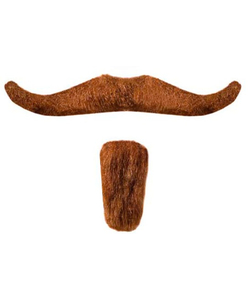 Moustache & Goatee - Brown