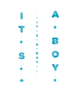 It's a Boy Balloon Fun Strings 1.82m