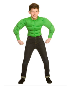 Green Muscle Shirt - Kids