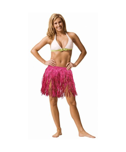 Pink Grass Mini Skirt - Large Adult