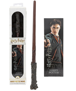 Harry potter wand and book marker
