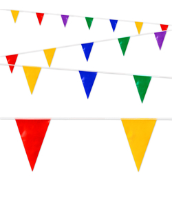 Multi-Coloured PVC Flag Bunting