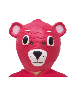 Pink Bear Latex Mask