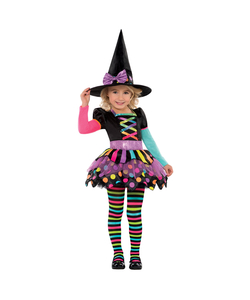 Miss Matched Witch Costume- Kids
