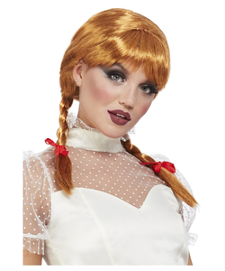 Porcelain Doll Wig - Auburn
