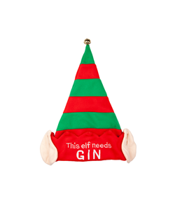 This Elf Need Gin- Christmas Hat
