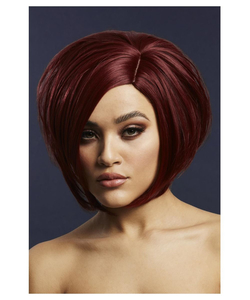 Deluxe Savanna Wig - Deep Red