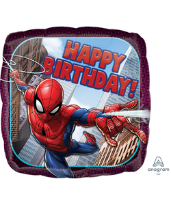 Spider-Man Happy Birthday Foil Balloon - 17"