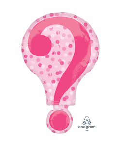 Pink & Blue Gender Reveal Super Shape Foil Balloons - 2 Pack