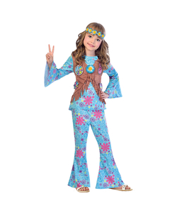 Flower Power Hippie Costume - Teen