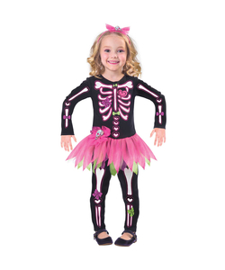 Fancy Bones Skeleton Costume - Kids