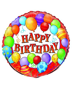 Happy Birthday Foil Balloon - 18"