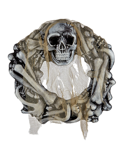 Skull and Bones Wreath