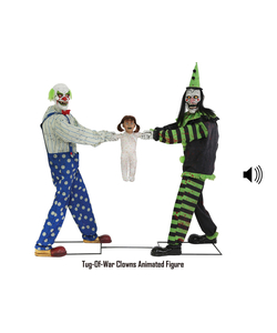 Tug O' War Clowns Animated Figure
