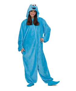 Sesame Street Cookie Monster Onsie - Adult