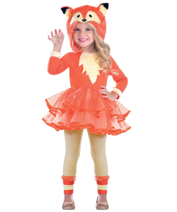 Fox Hooded Dress - Kids