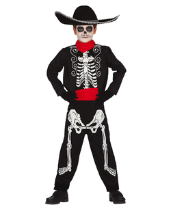 Mariachi Skeleton Costume - Tween