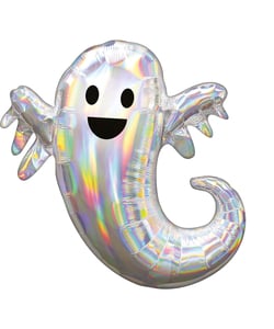 Iridescent Ghost SuperShape Foil Balloon - 28"