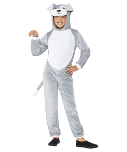 Grey Dog Costume - Kids