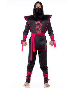 Black Ninja Fancy Dress Costume