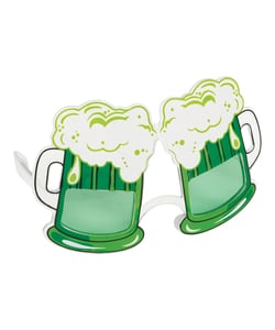 Green Beer Fun Glasses