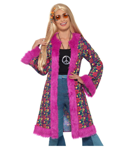 60s Psychedelic Hippie Coat