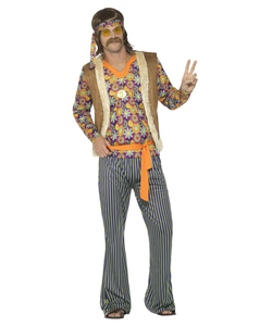 60s Hippie Singer Costume - Men's