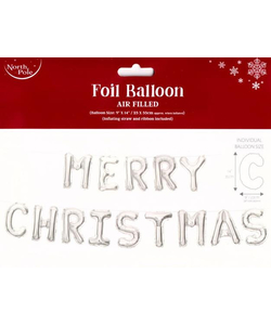 Merry Christmas Foil Balloon Set