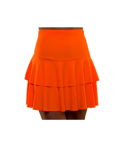 80's Neon Ra Ra Skirt - Orange