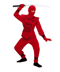 Red Ninja Costume - Kids