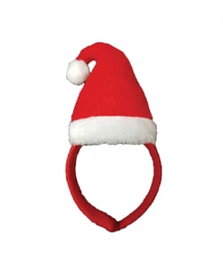 Velour Santa Hat Headband